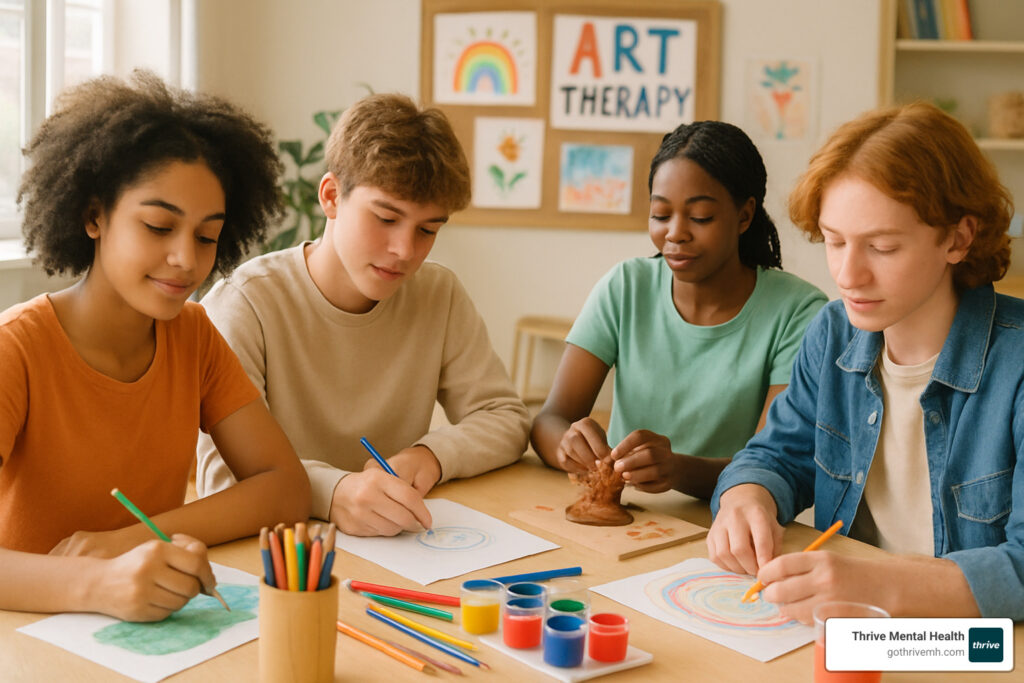art therapy activities for adolescents