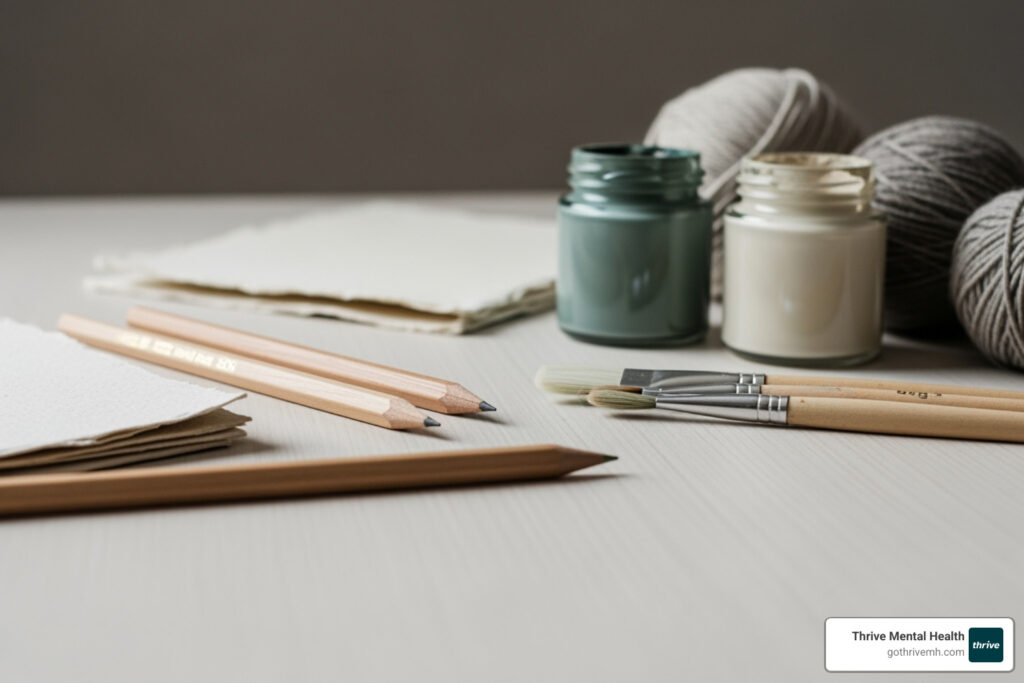 arts and crafts for mental health patients