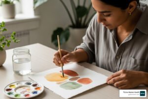 easy mental health paintings