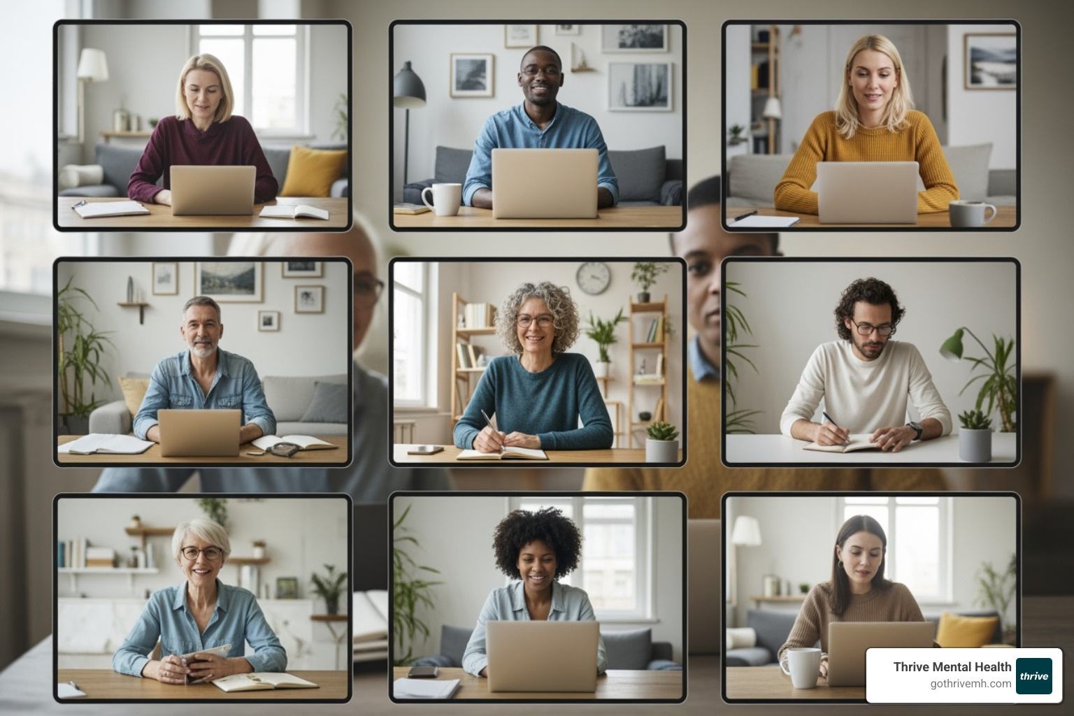 Virtual Group Therapy Sessions