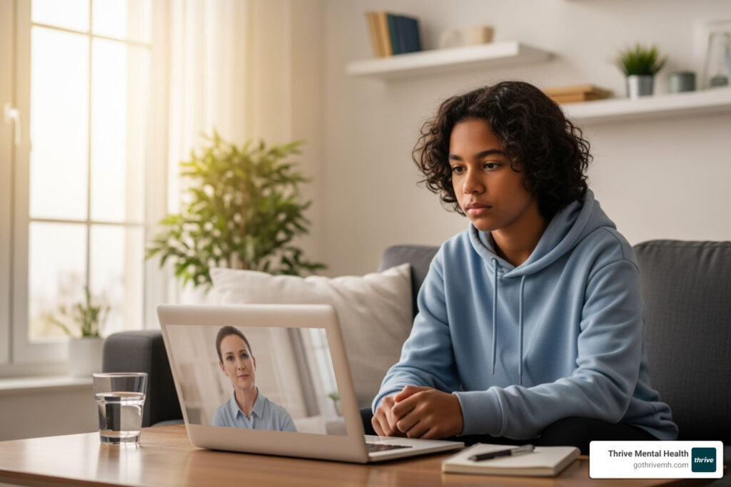 virtual IOP for teens