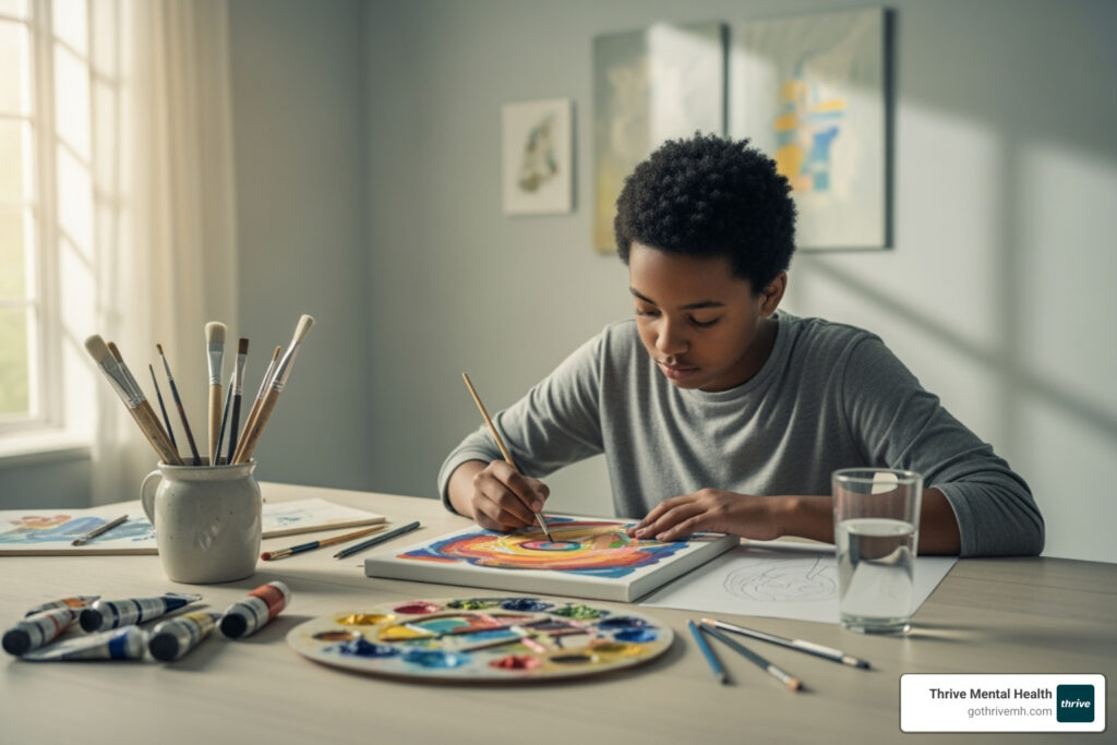 art therapy for teenagers with behavioral issues