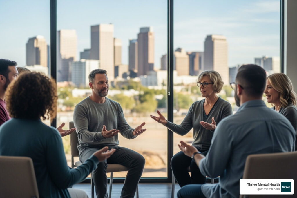 "Find adult intensive outpatient mental health programs near me in Phoenix, AZ