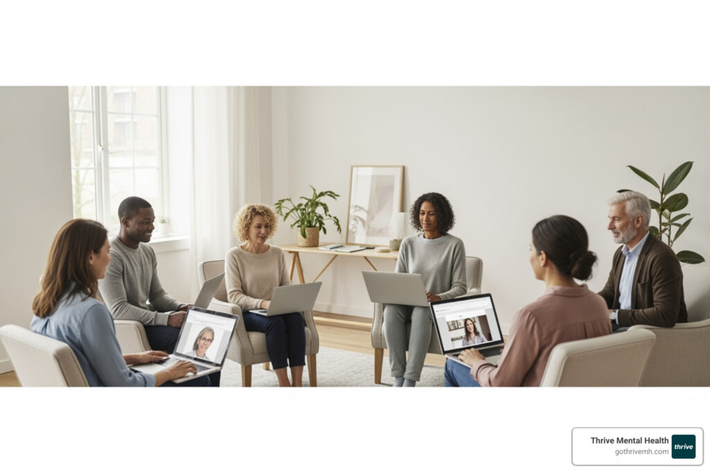 How do Thrive's mental health programs support holistic wellness?