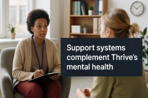 How Support Systems Complement Thrive's Mental Health Treatment For Sustainable Recovery
