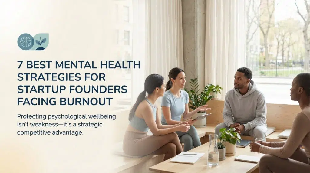 7 Best Mental Health Strategies for Startup Founders Facing Burnout