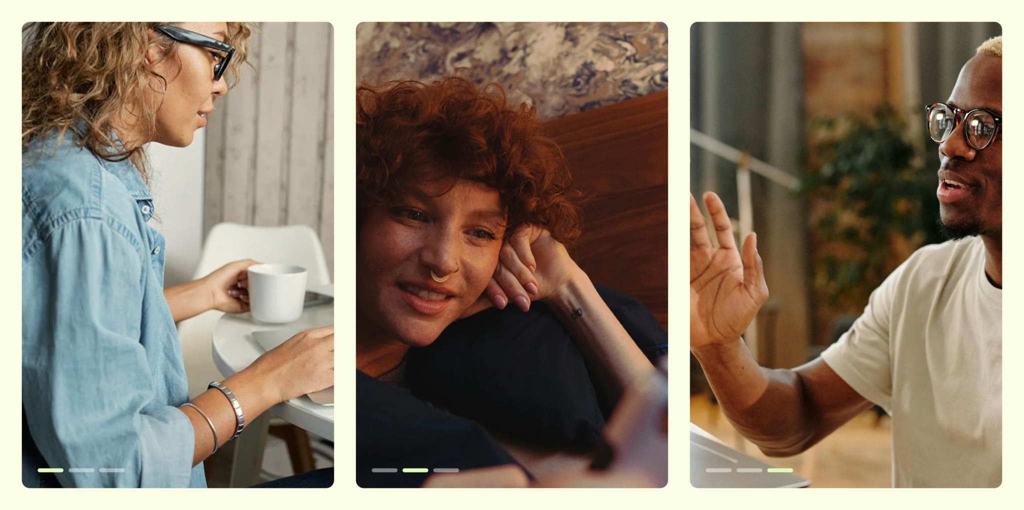 Real people in everyday moments