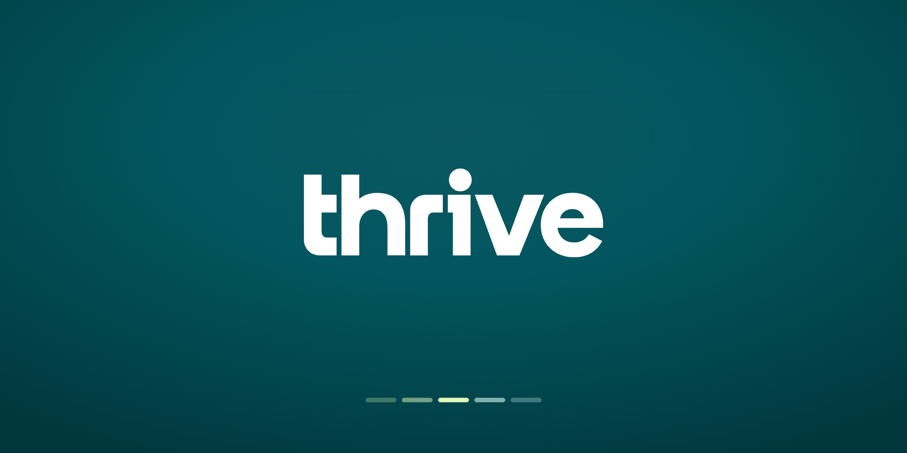 The refreshed Thrive wordmark